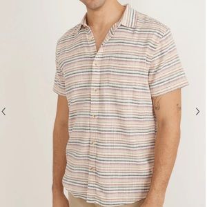 Marine Layer Stretch Selvage Shirt Multi-Stripe